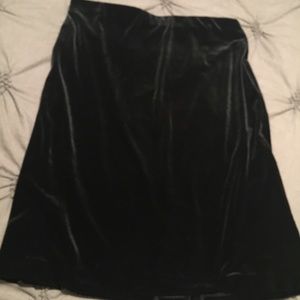 Calvin Klein velvet skirt
